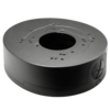 Deep Base / Junction Box for varifocal dome cameras, up to 135mm base diameter, metal, dark grey