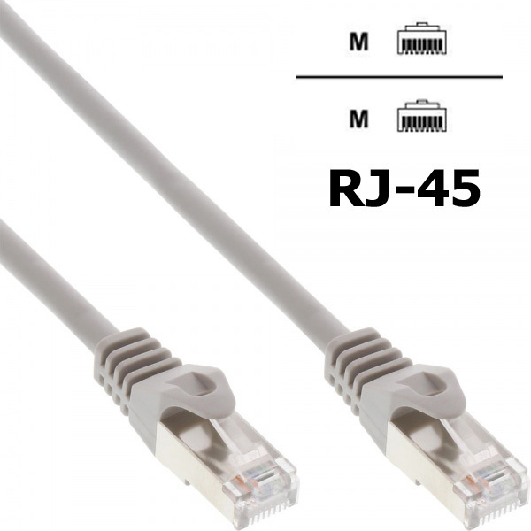Cat5e Network / Ethernet Cable 20m (65ft) RJ-45 (m/m) grey