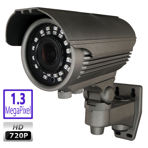 NVG263HD - 1.3MPix HD varifocal 4 in 1 CCTV camera HDCVI/HDTVI/AHD/CVBS (1000TVL), weatherproof 4N1