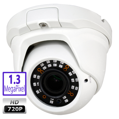 DCW160HD -  1.3MPix HD varifocal 4 in 1 CCTV camera HDCVI/HDTVI/AHD/CVBS (1000TVL), weatherproof 4N1